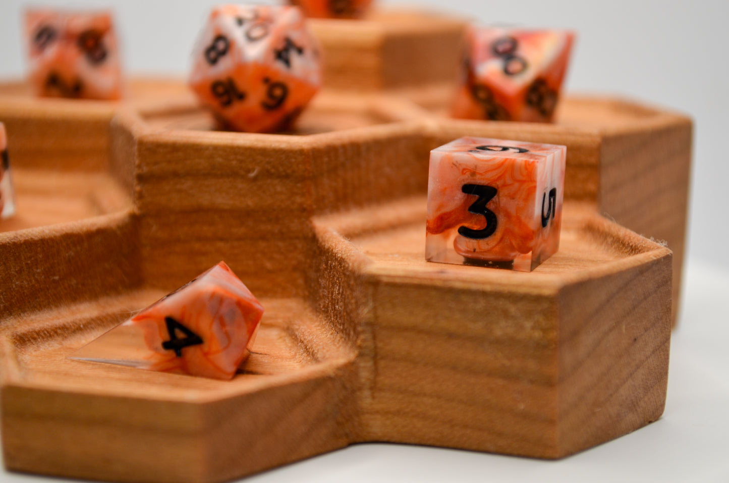 Fire Mini 7 Piece Dice Set