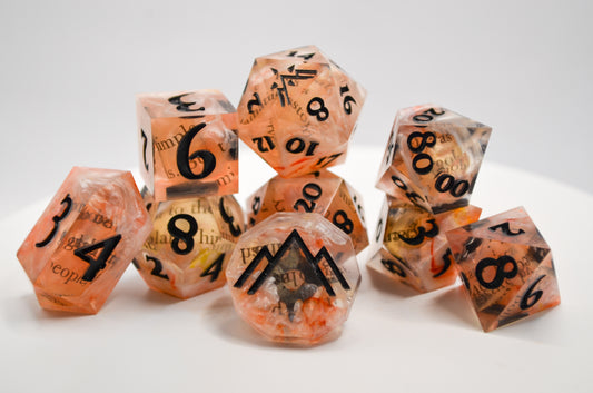 "Widocast" 9 Piece Dice Set