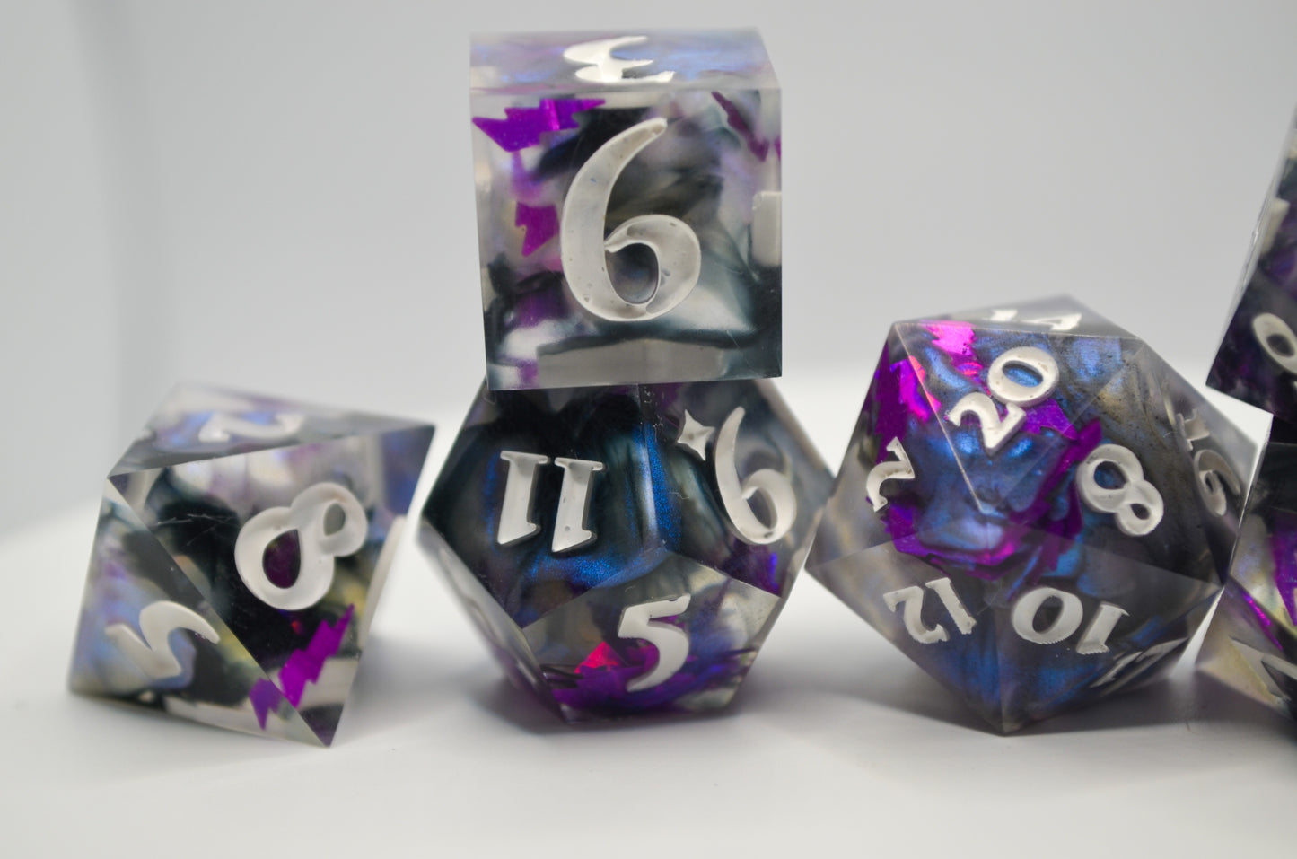 Witch Bolt 7 Piece Dice Set