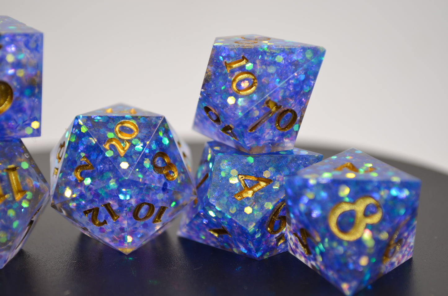 Hypnotic Pattern 7 Piece Dice Set