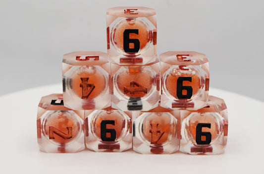 PREORDER Fireball Liquid Core D6 Set