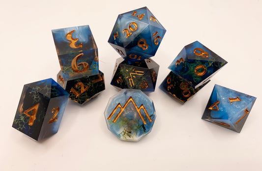 PREORDER “Open Sea" 9 Piece Dice Set