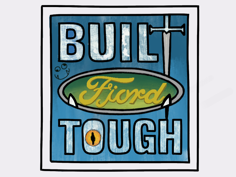 Fjord Tough Sticker