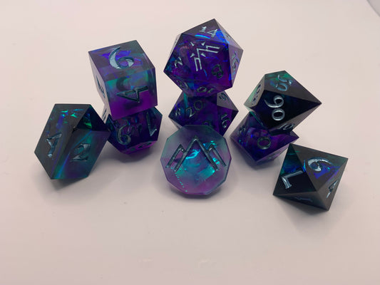 PREORDER "Dunamancy" 9 Piece Dice Set