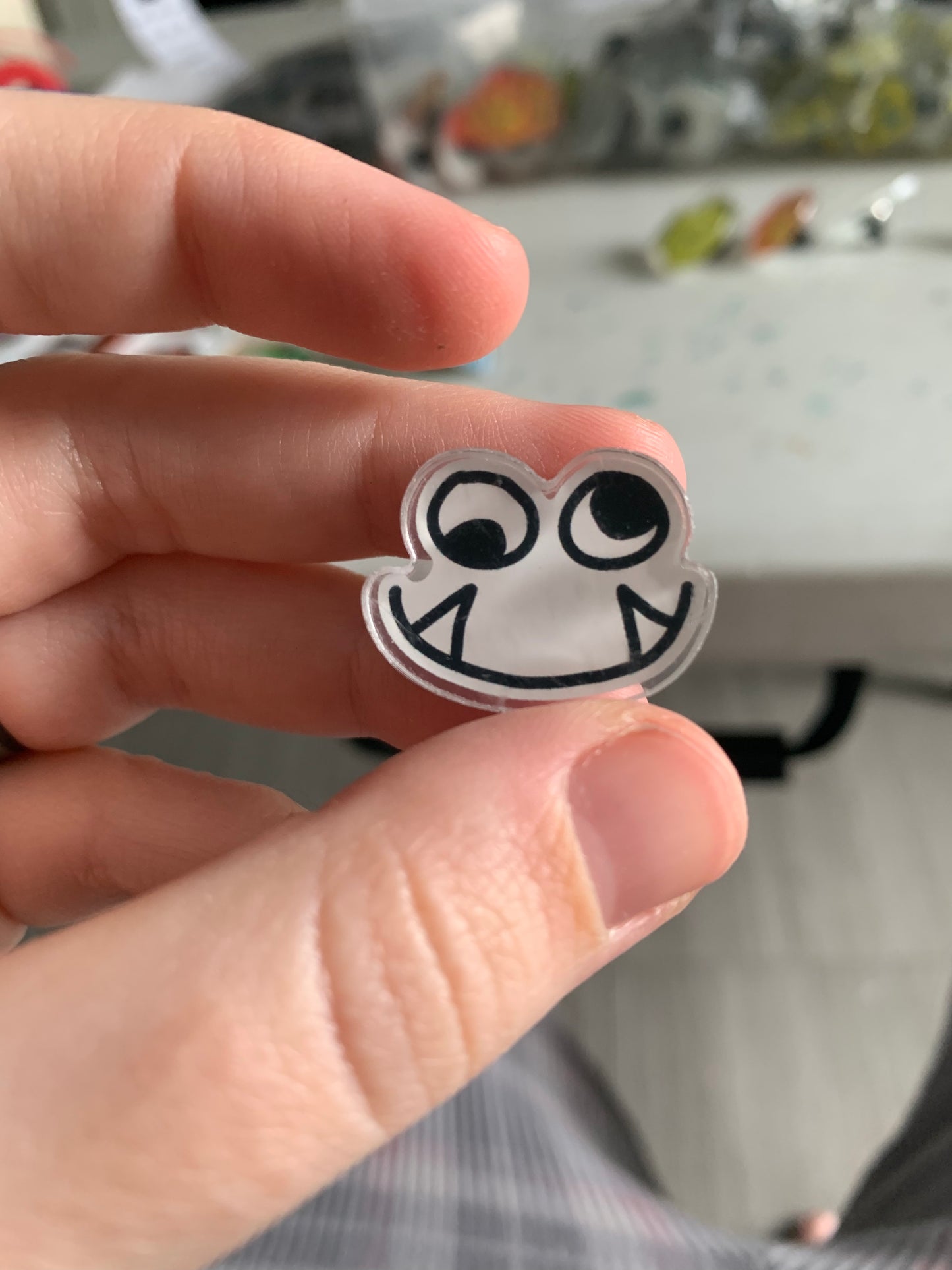 Tusktooth Acrylic Pin