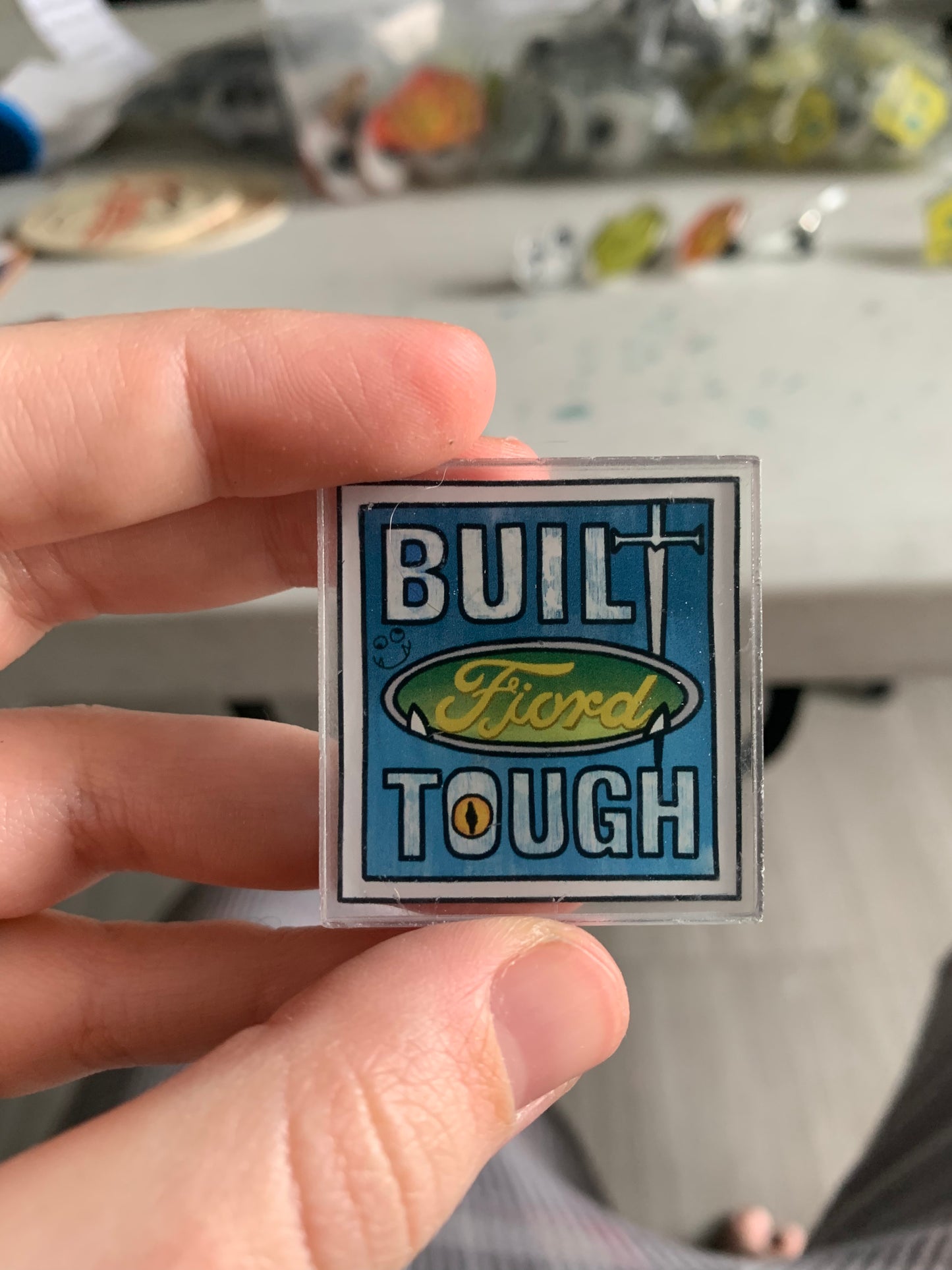 Fjord Tough Acrylic Pin