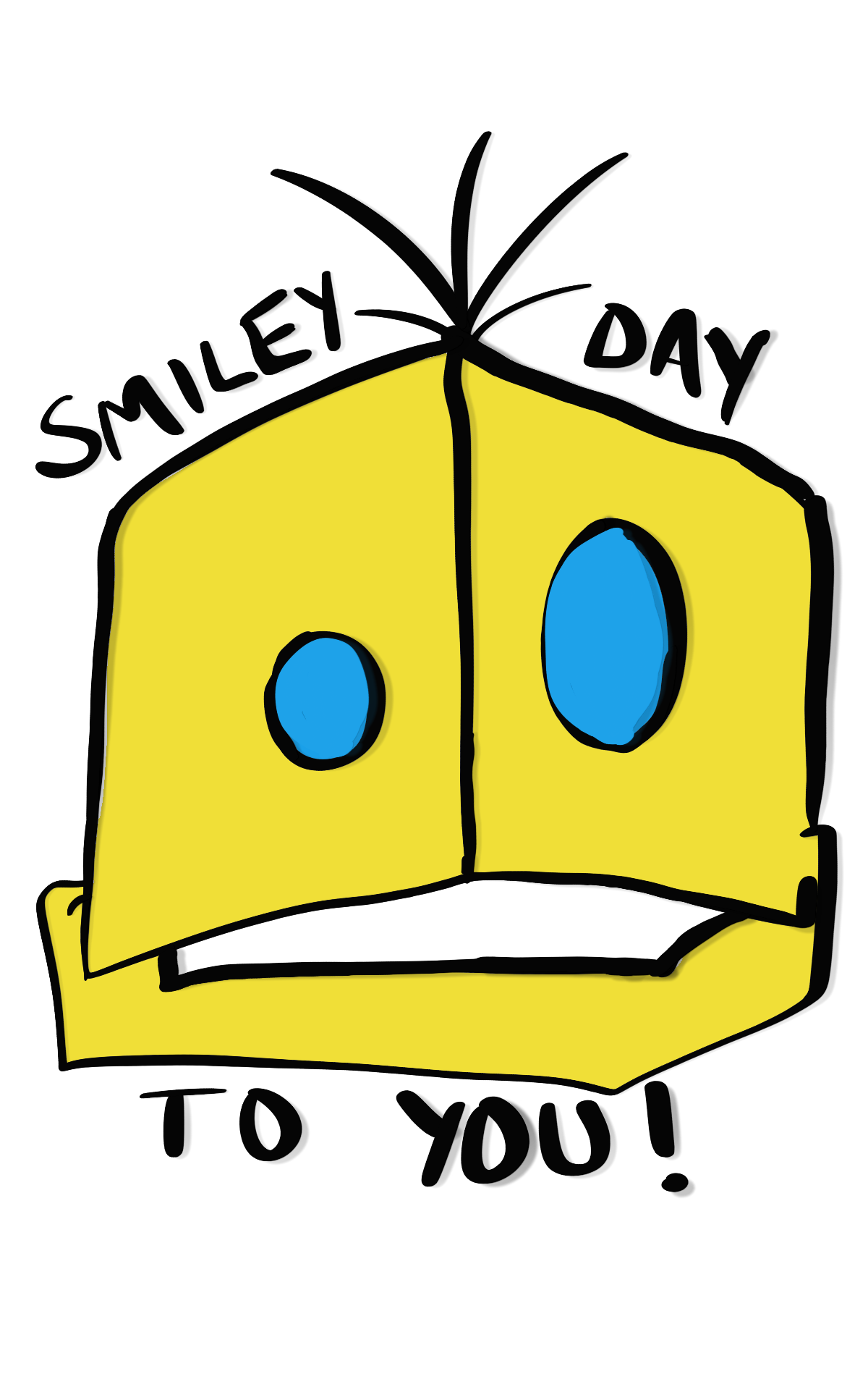 Smiley Day to You Sticker