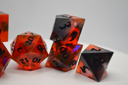 Hellish Rebuke 7 Piece Dice Set