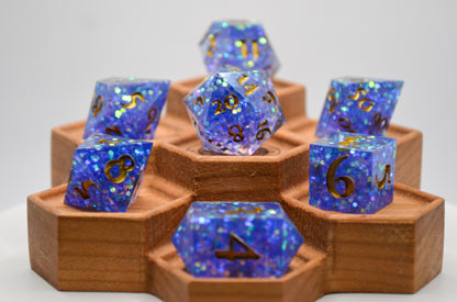 Hypnotic Pattern 7 Piece Dice Set