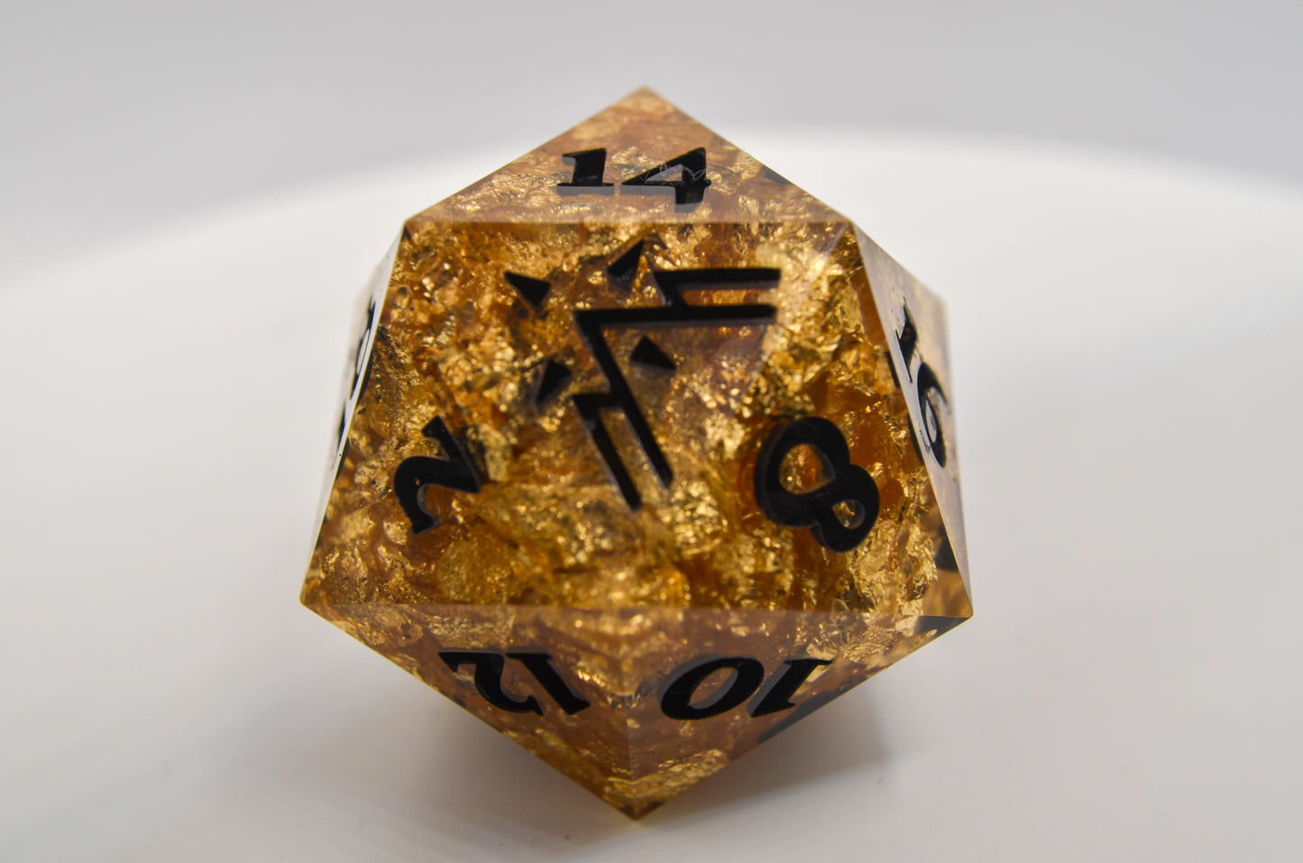 Gold Flake Giant D20