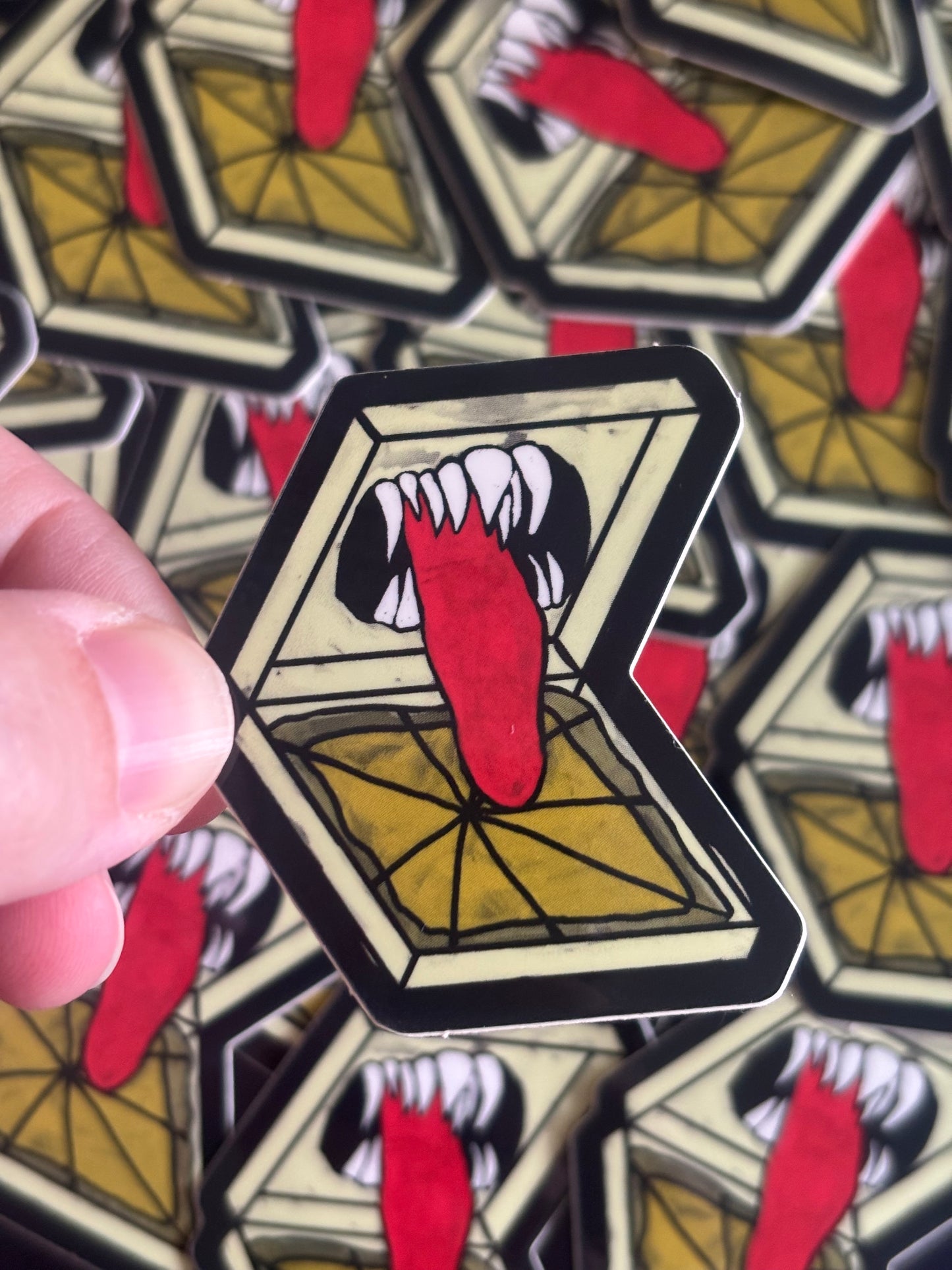 Pizza Mimic Sticker