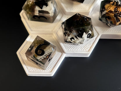"Boneyard" 9 Piece Dice Set