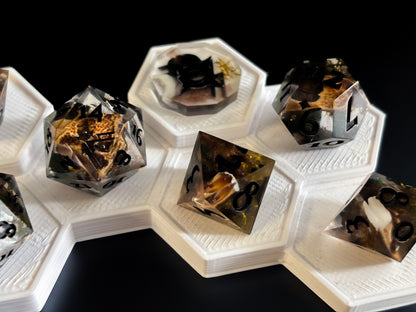"Boneyard" 9 Piece Dice Set