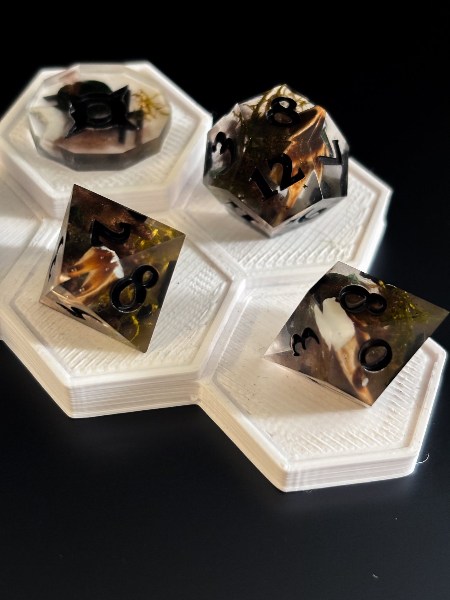 "Boneyard" 9 Piece Dice Set
