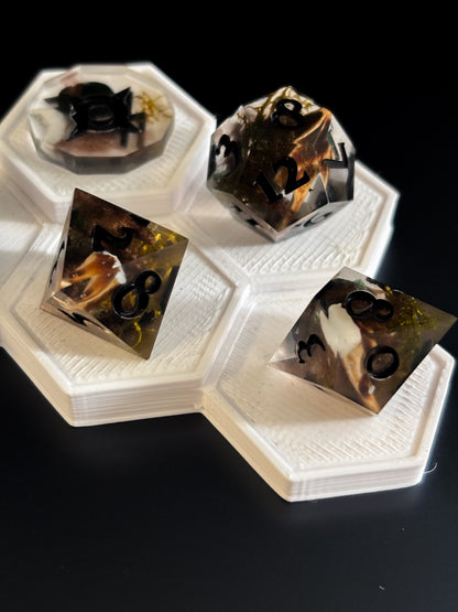 "Boneyard" 9 Piece Dice Set