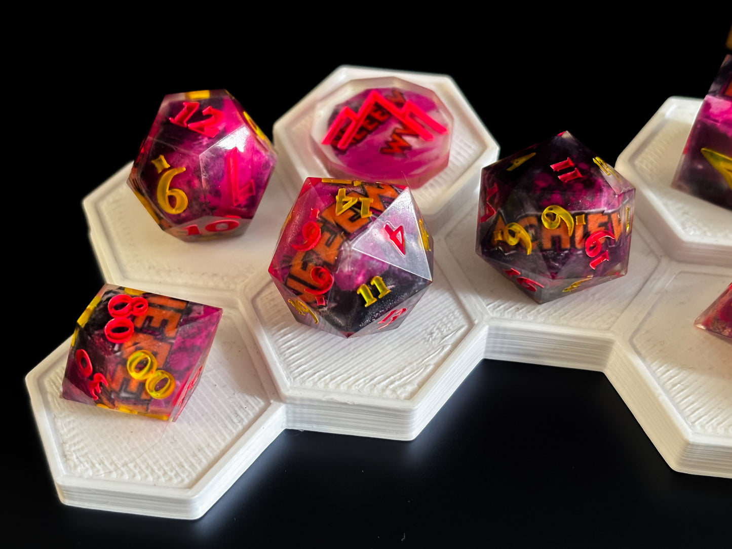 “NEEWW ACHIEVEMENT!!!" 9 Piece Dice Set