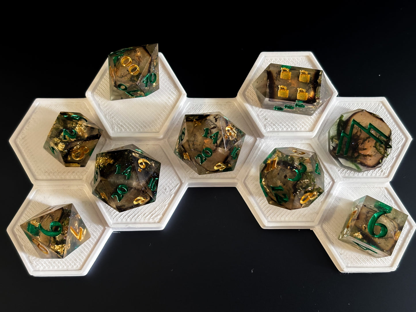 Fellowship" 9 Piece Dice Set