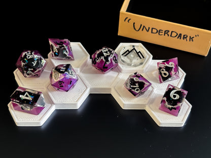 “Underdark" 9 Piece Dice Set