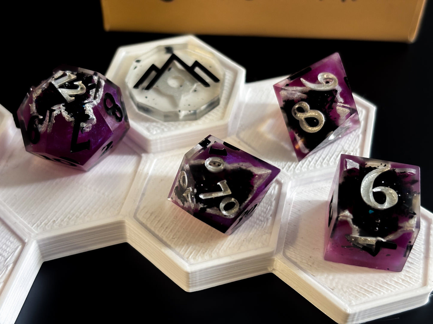 “Underdark" 9 Piece Dice Set