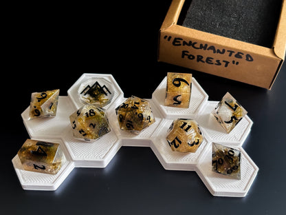 "Enchanted Forest" 9 Piece Dice Set