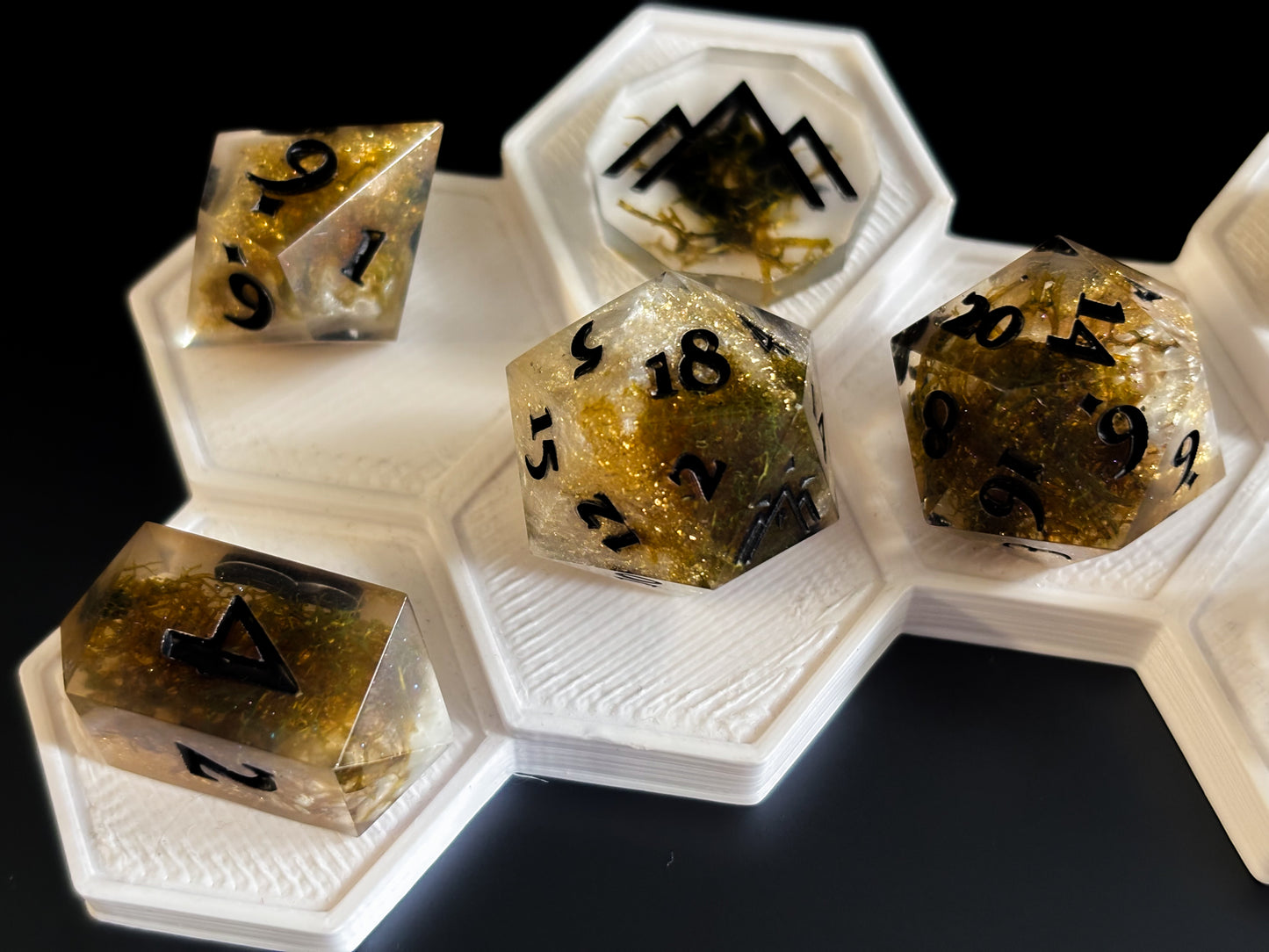"Enchanted Forest" 9 Piece Dice Set