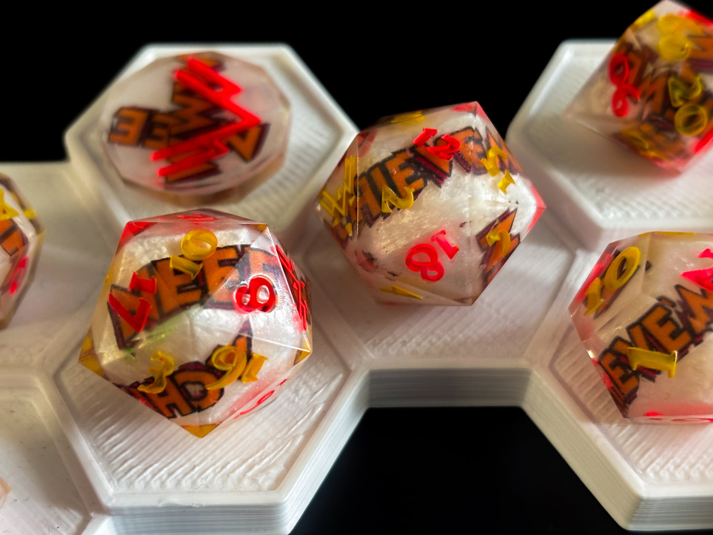 “NEEWW ACHIEVEMENT!!!" 9 Piece Dice Set