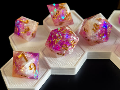 “Feywild" 9 Piece Dice Set