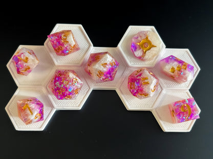 “Feywild" 9 Piece Dice Set