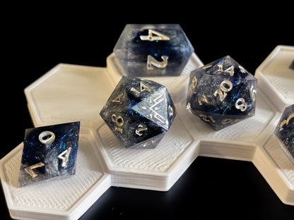 “Shadow Sorcerer" 9 Piece Dice Set