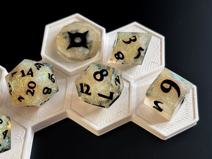 “Divine Intervention" 9 Piece Dice Set