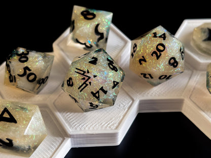“Divine Intervention" 9 Piece Dice Set