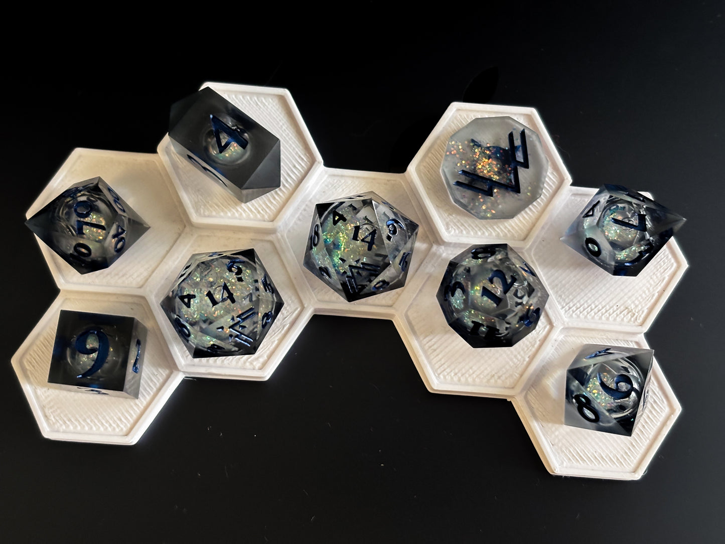 “Divine Soul" 9 Piece Dice Set