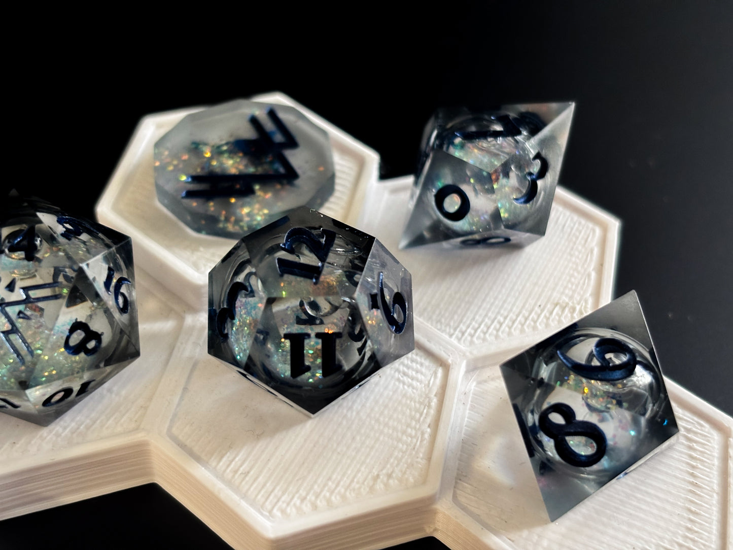 “Divine Soul" 9 Piece Dice Set