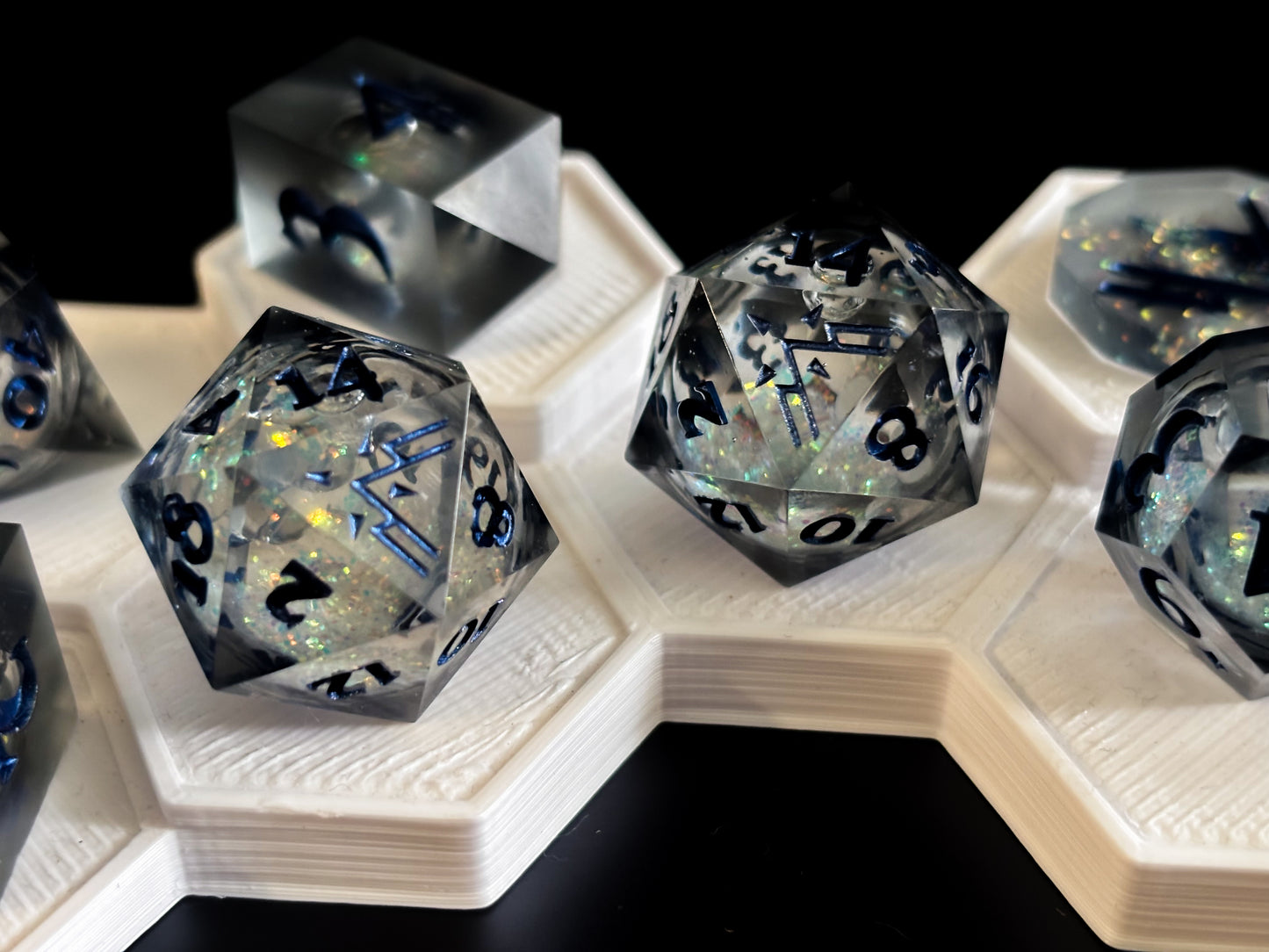 “Divine Soul" 9 Piece Dice Set