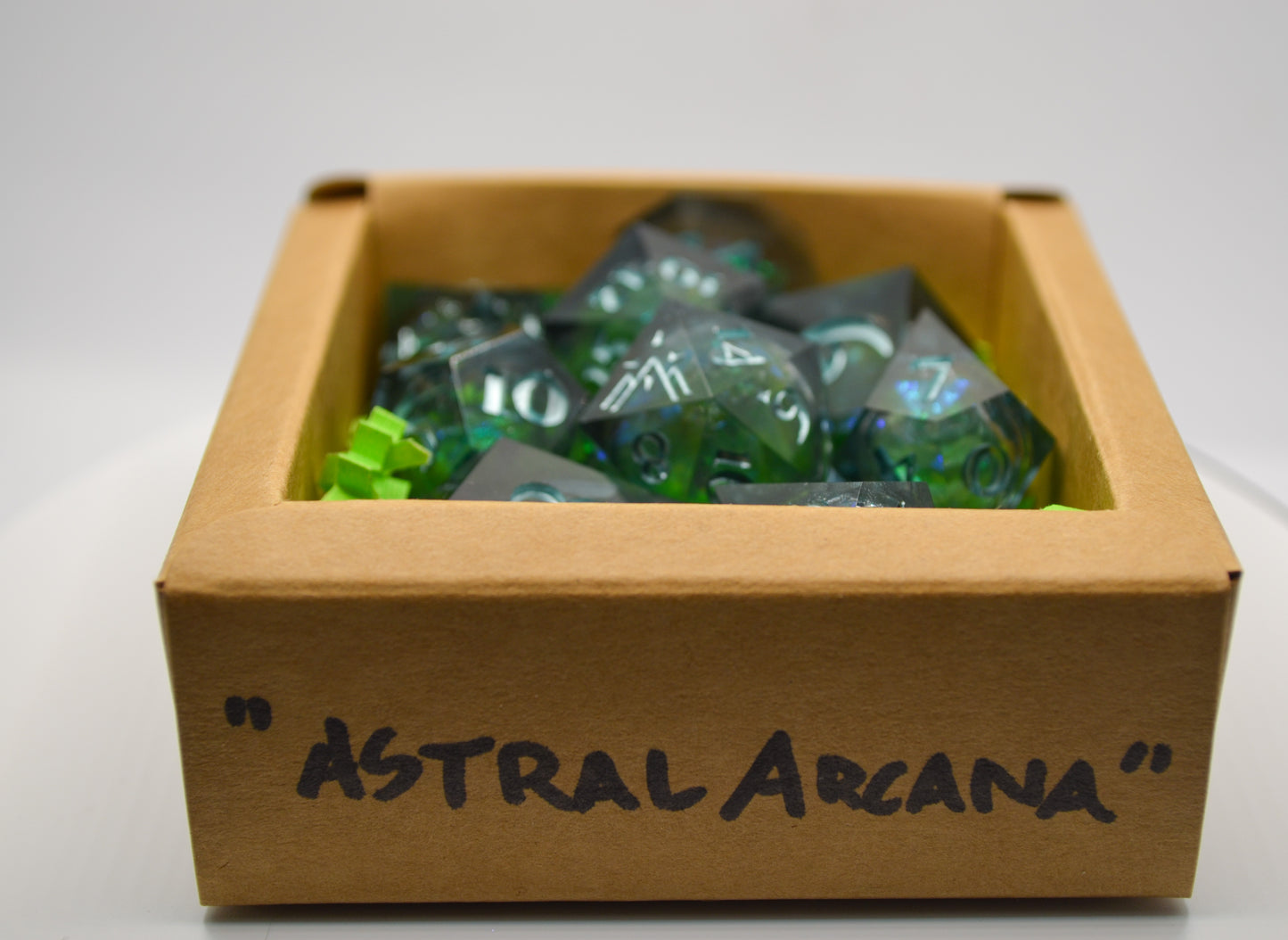 Astral Arcana Liquid Core 9 Piece Dice Set