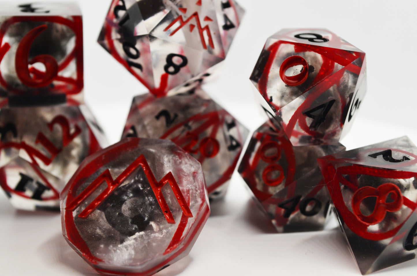 Preorder "Fun Scary" 9 Piece Dice Set