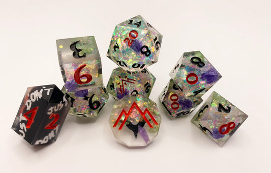 PREORDER "Just Don't" 9 Piece Dice Set
