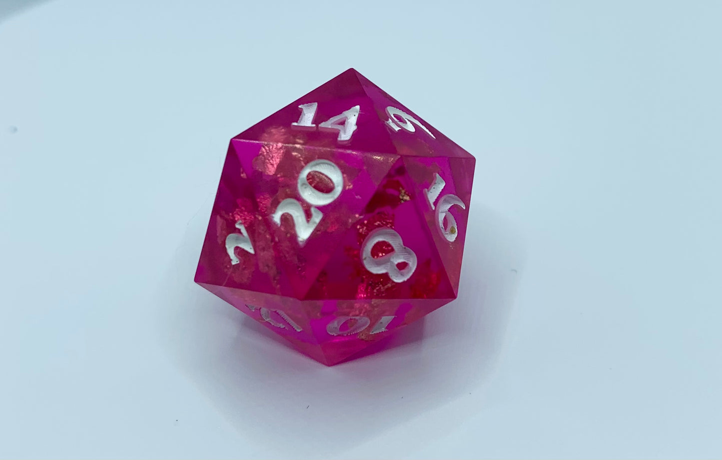 Bright Pink D20