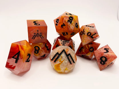 PREORDER"Widocast" 9 Piece Dice Set
